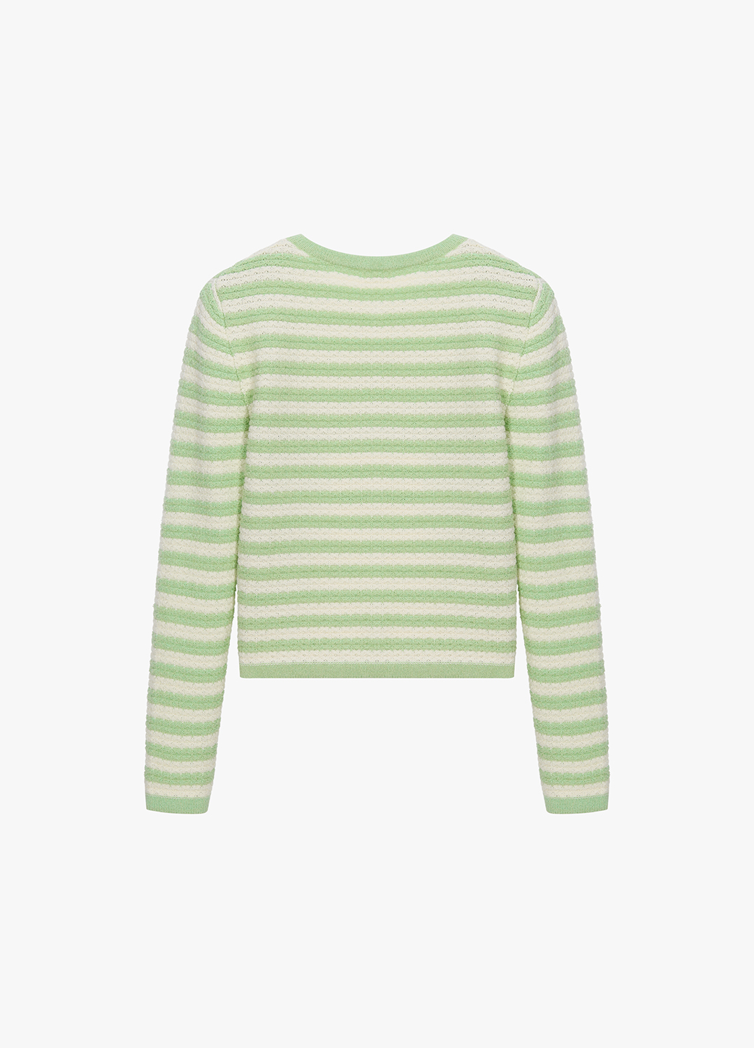 [시즌오프]스트라이프 가디건_LIGHT GREEN_6