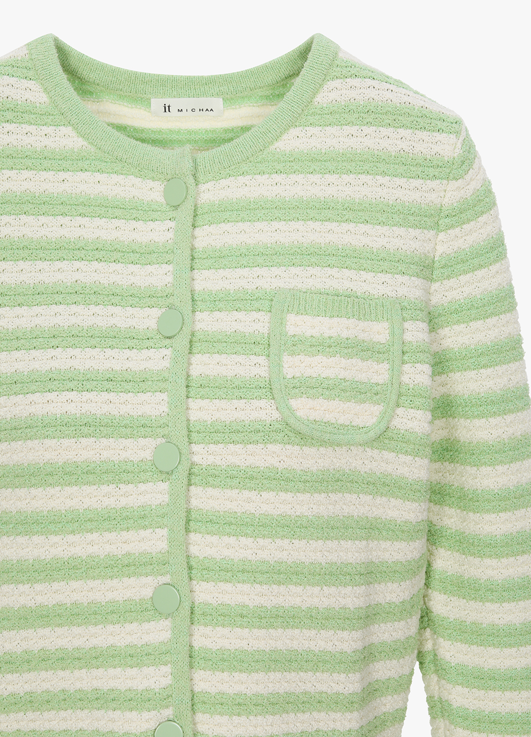 [시즌오프]스트라이프 가디건_LIGHT GREEN_7
