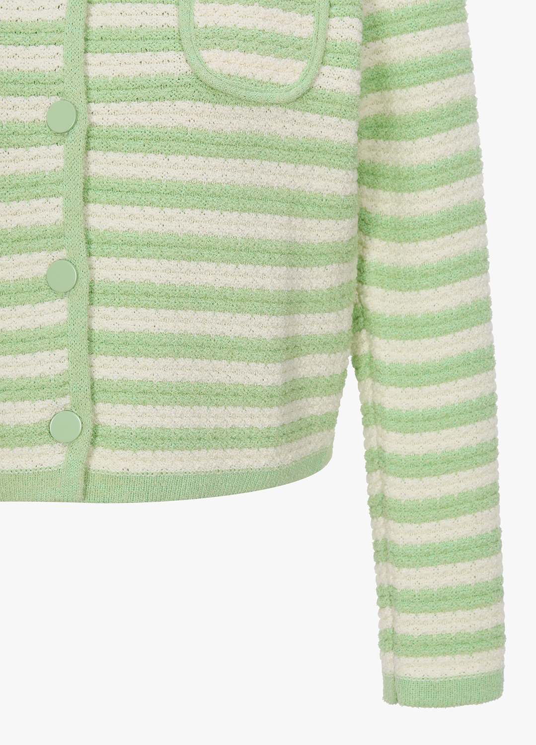 [시즌오프]스트라이프 가디건_LIGHT GREEN_8