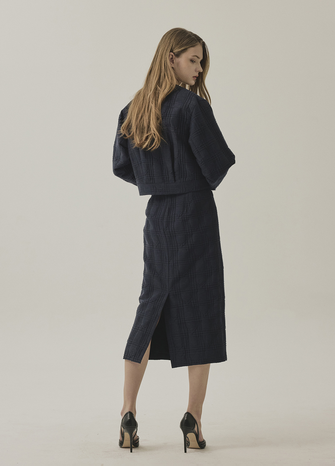 라운드넥 볼레로 자켓_DARK NAVY_8