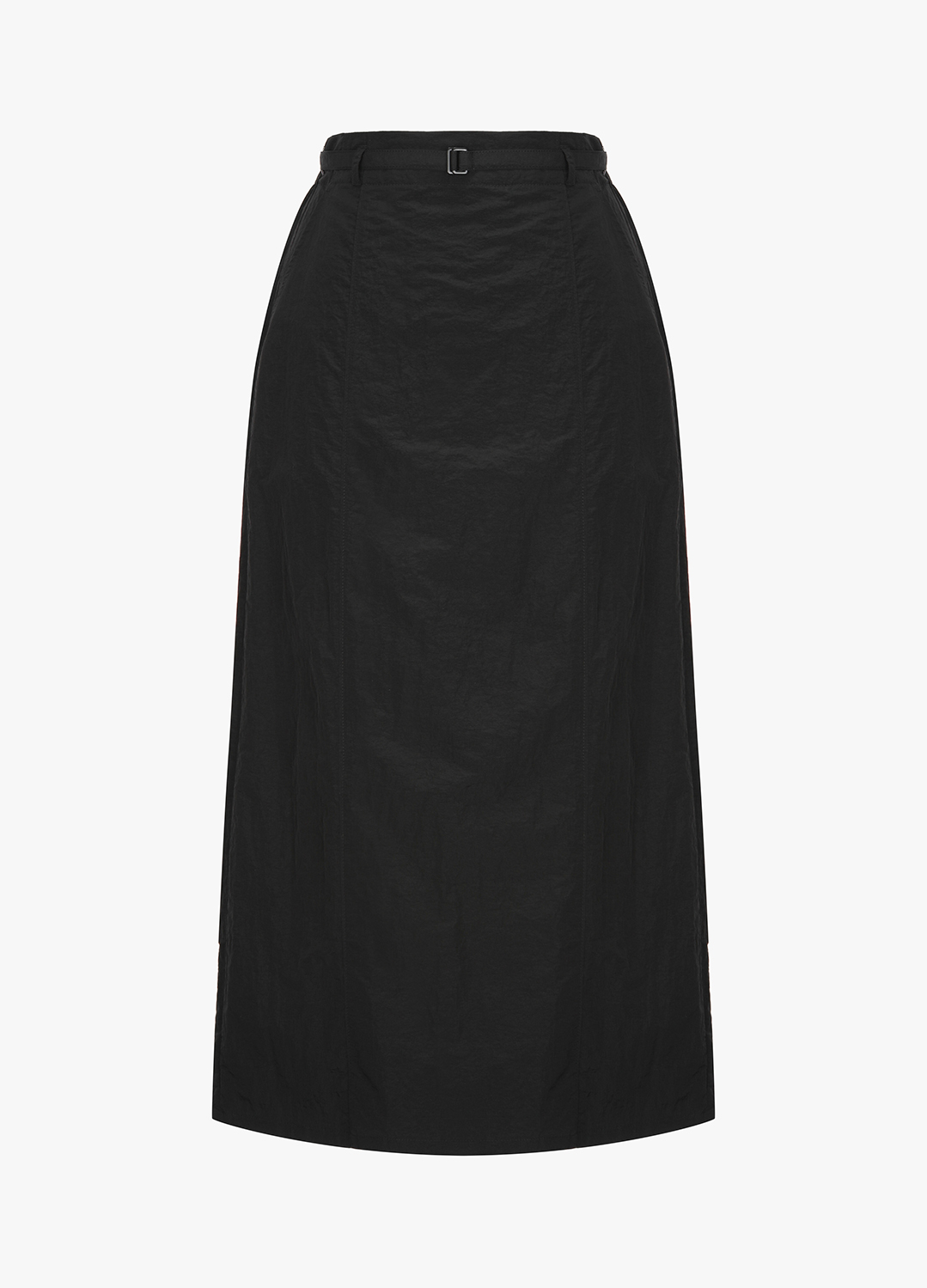 [Exclusive]H라인 나일론 스커트_BLACK_10
