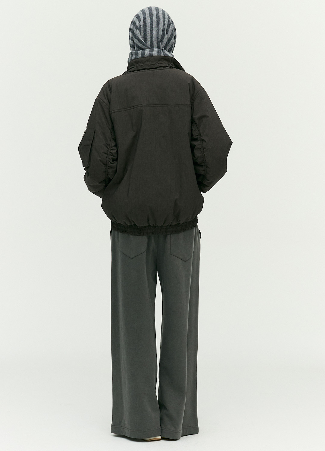 오비 스트링 스웨트 팬츠_DARK GREY_8