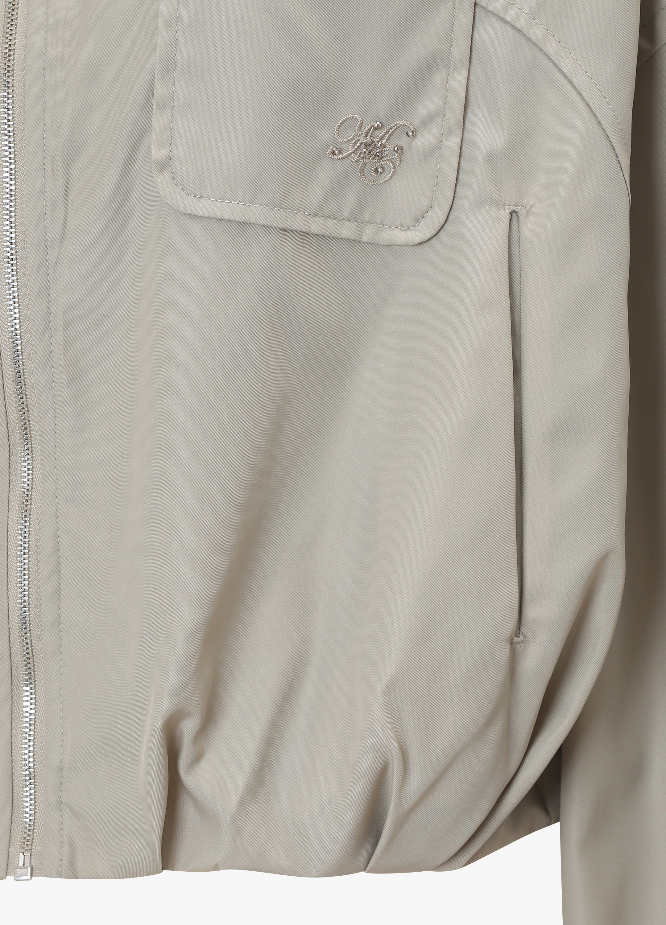 [추가20]투 포켓 집업 점퍼_KHAKI BEIGE_4