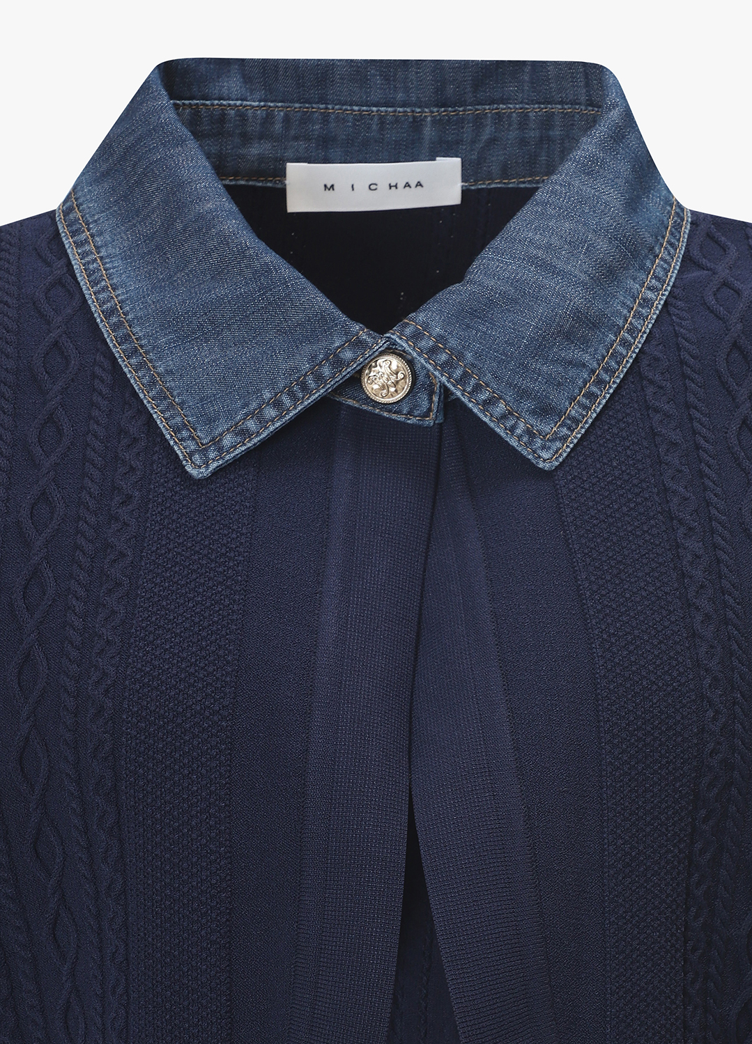 [추가20]데님 블록 가디건_DARK NAVY_3