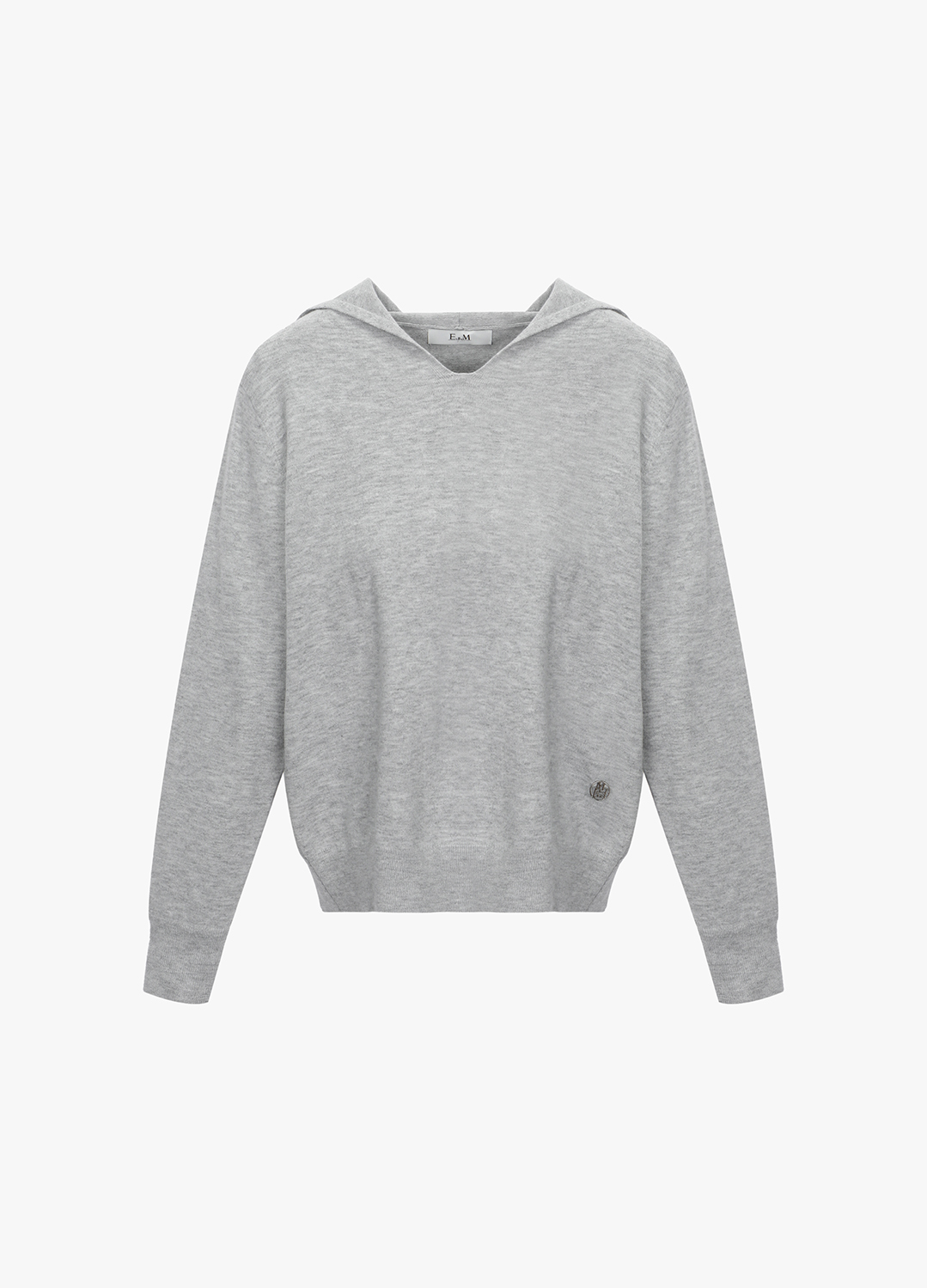 브이넥 니트 풀오버_LIGHT GREY_8