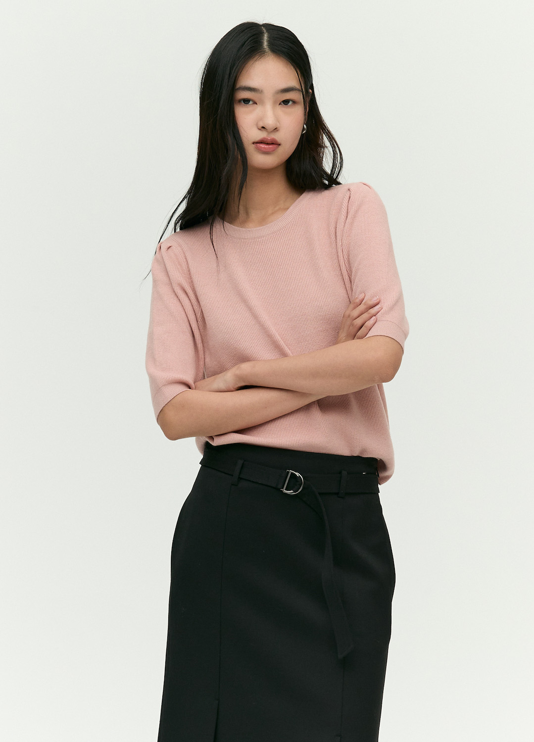 베이직 라운드넥 풀오버_LIGHT PINK_2