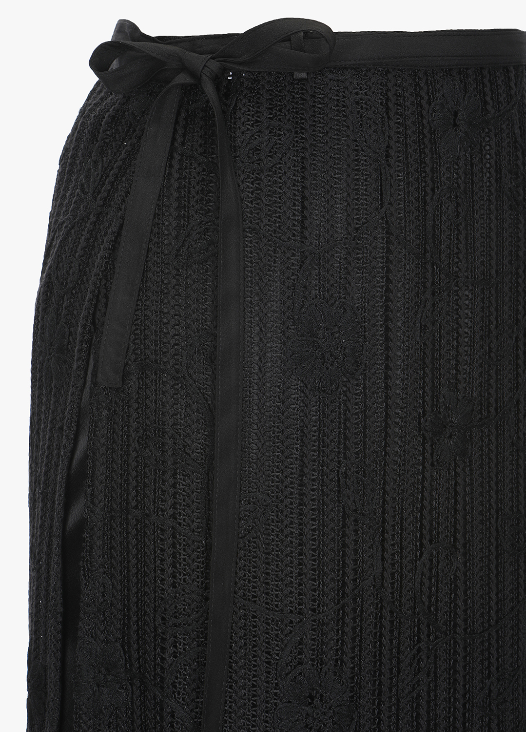 [잇미샤몰단독]니팅 레이어드 스커트_BLACK_8