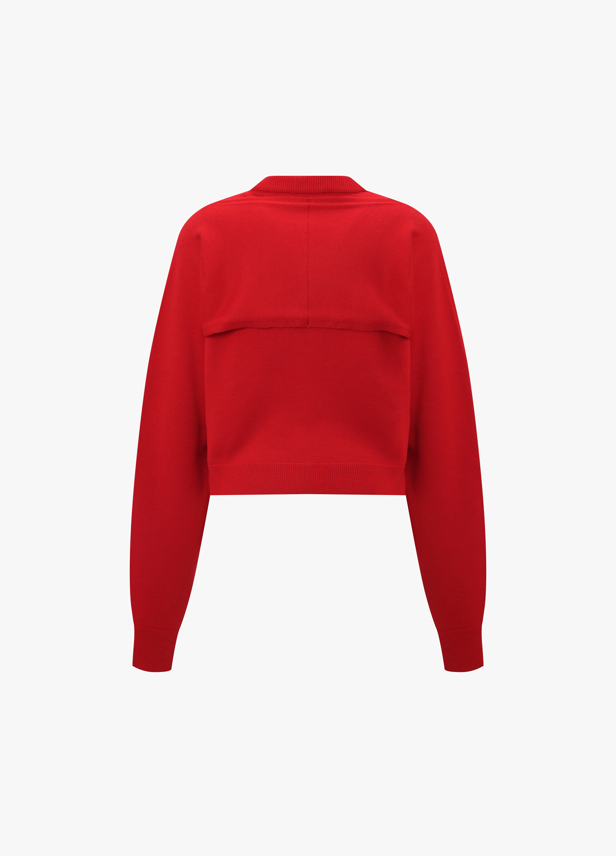 볼레로 니트 가디건_RED_8