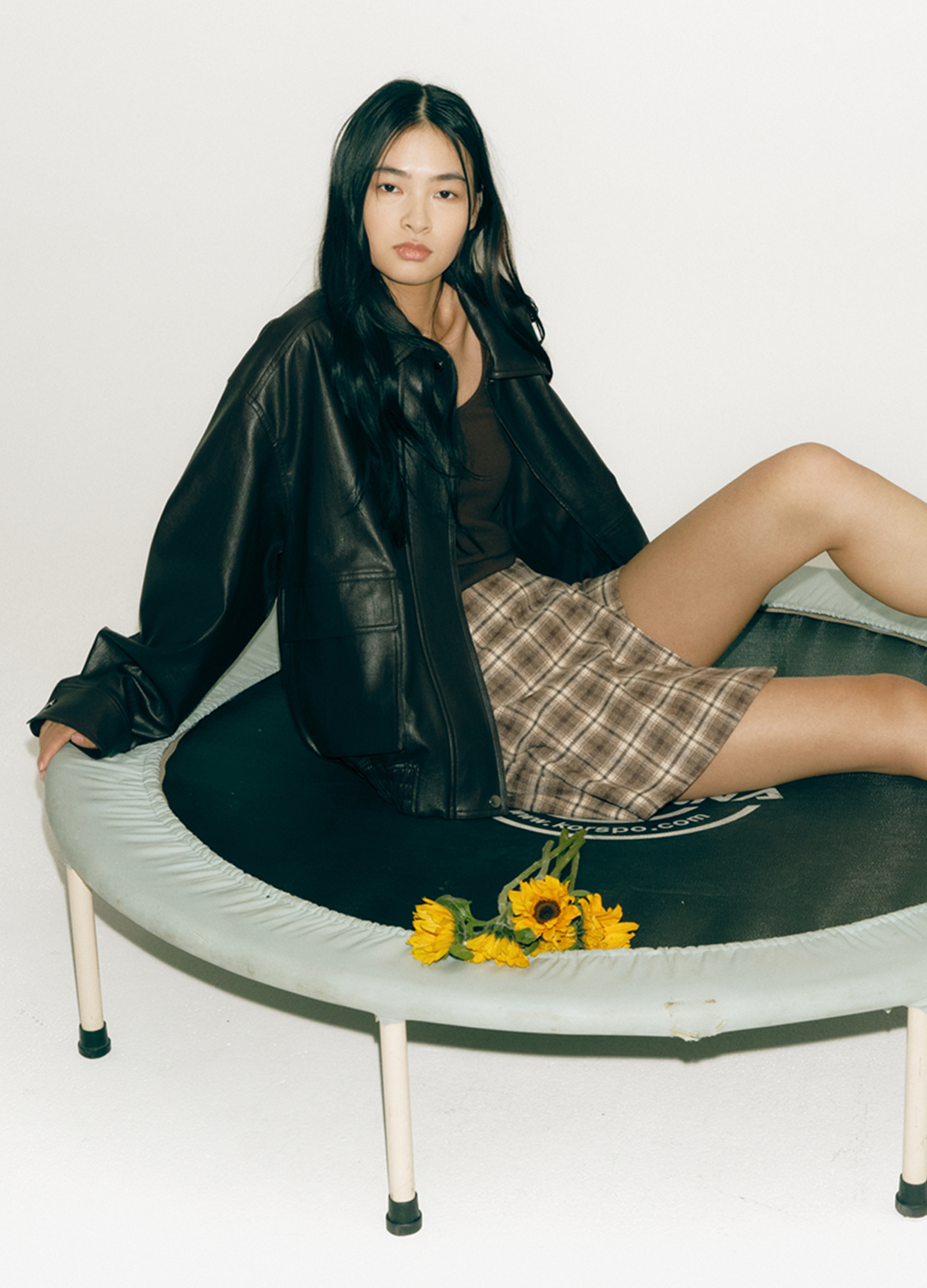 [EXCLUSIVE] 스탠카라 페이크 레더 자켓_BLACK_1