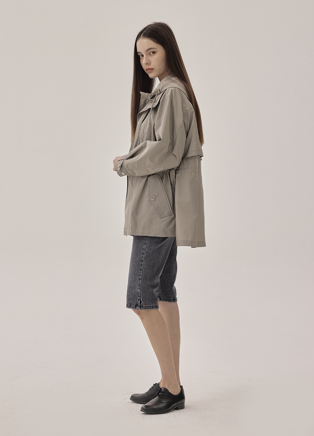 카프리 데님 팬츠_DARK GREY_3