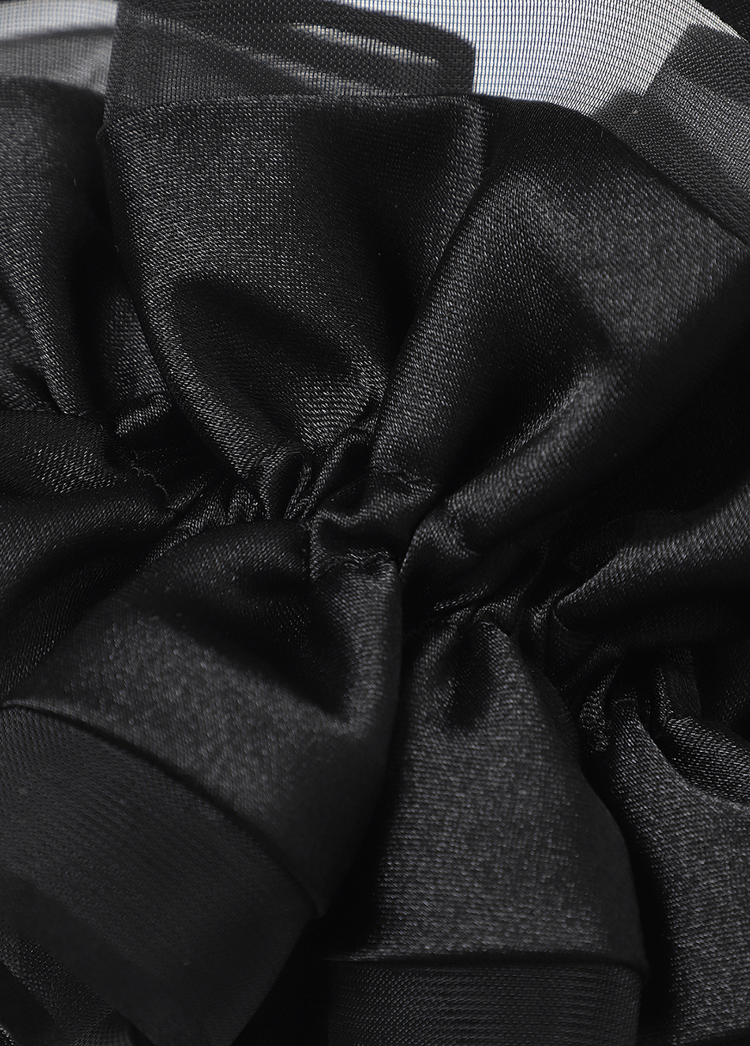 시스루 러플 스크런치_BLACK_9