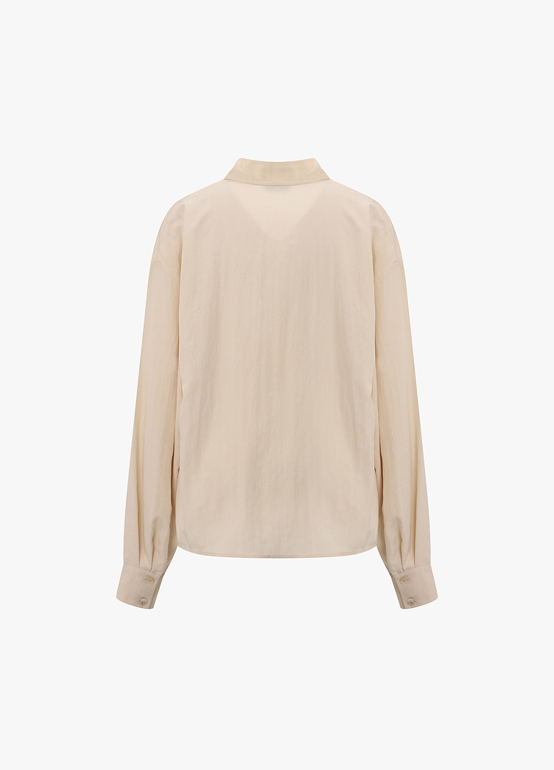 [EXCLUSIVE] 레귤러핏 타이형 블라우스_LIGHT BEIGE_11
