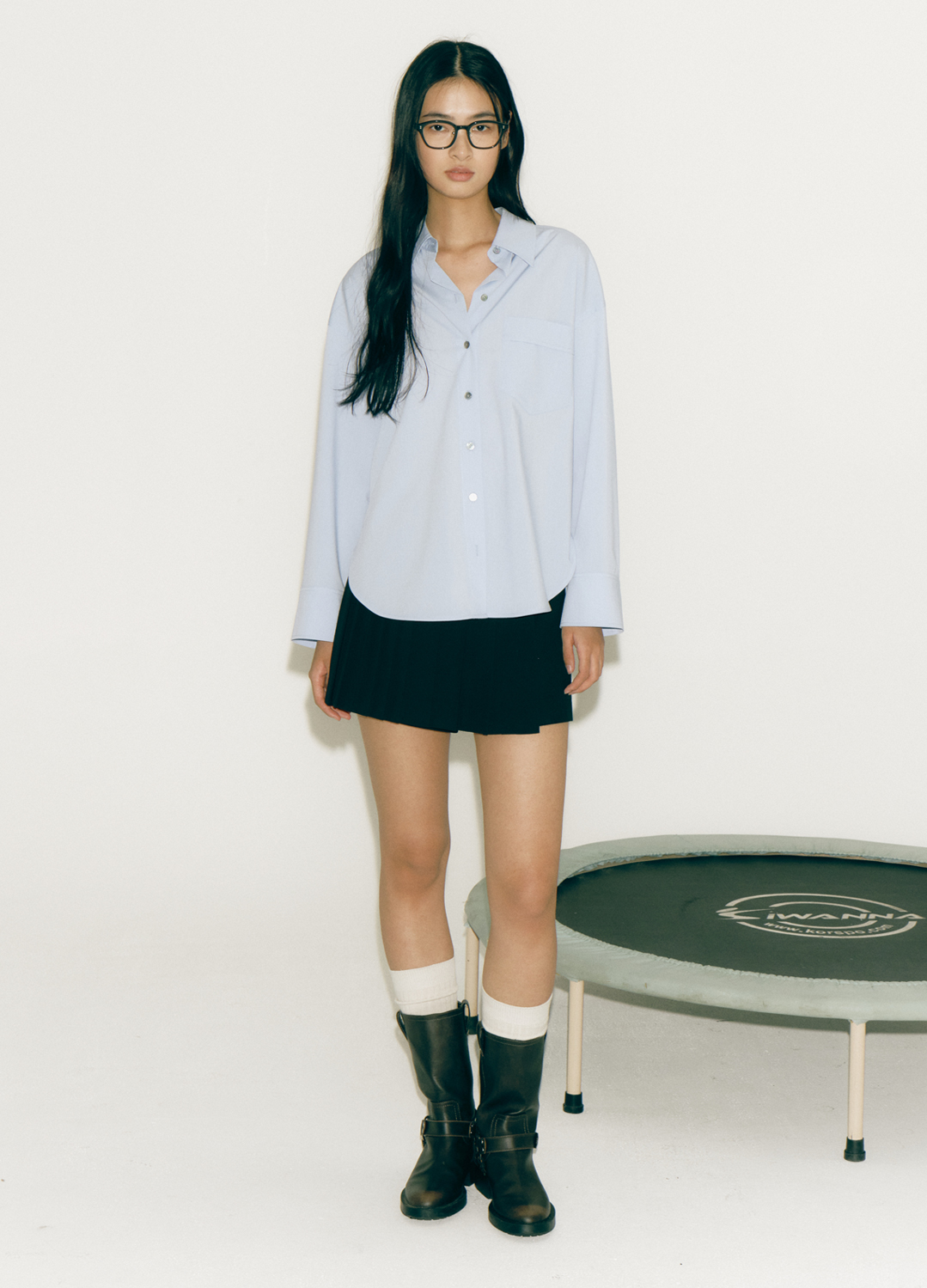 [EXCLUSIVE] 오픈카라 오버핏 셔츠_LIGHT BLUE_5