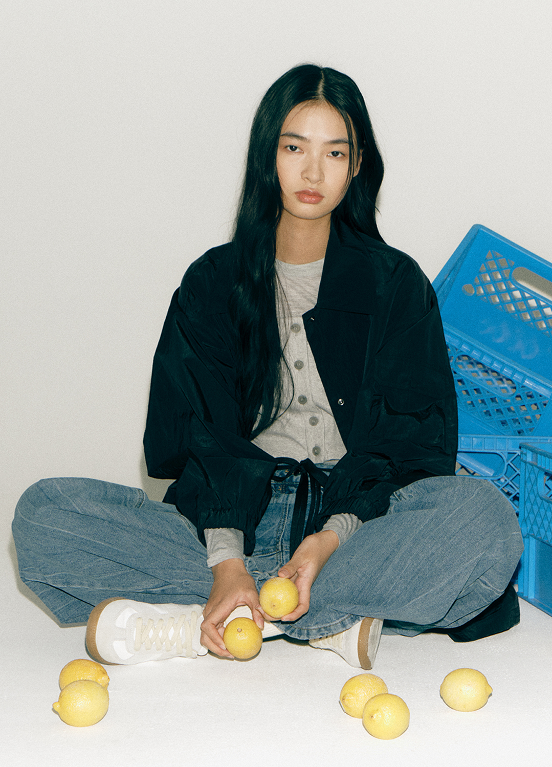 [EXCLUSIVE] 스탠카라 블루종 점퍼 자켓_BLACK_2
