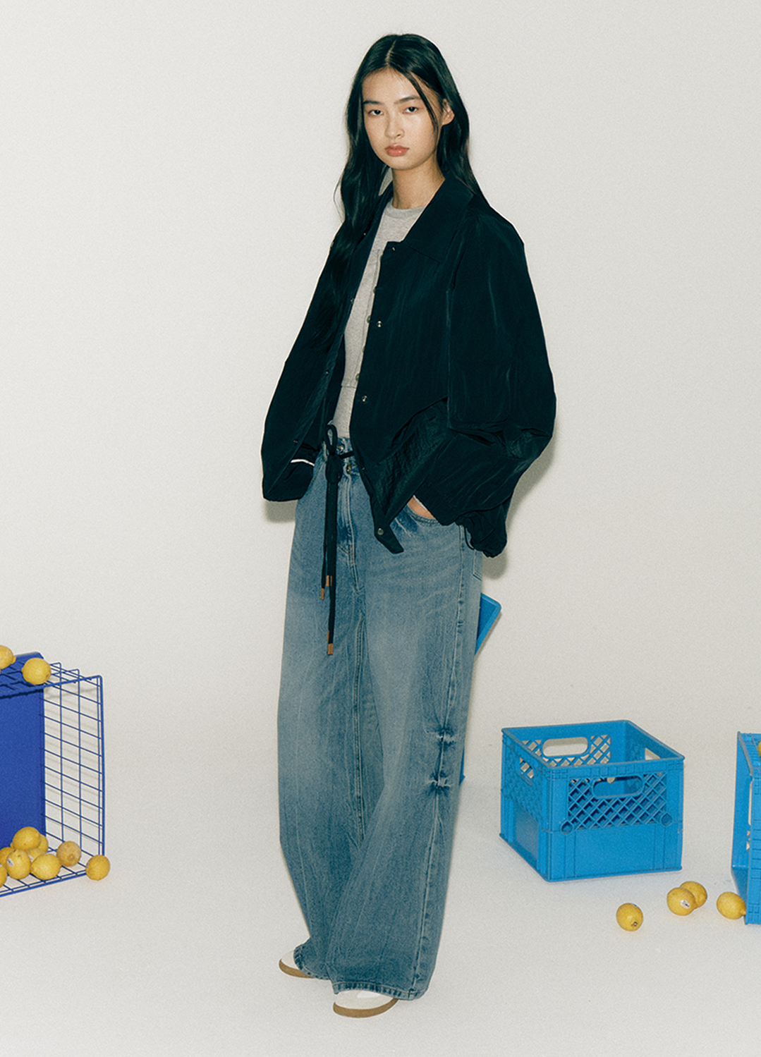 [EXCLUSIVE] 스탠카라 블루종 점퍼 자켓_BLACK_4