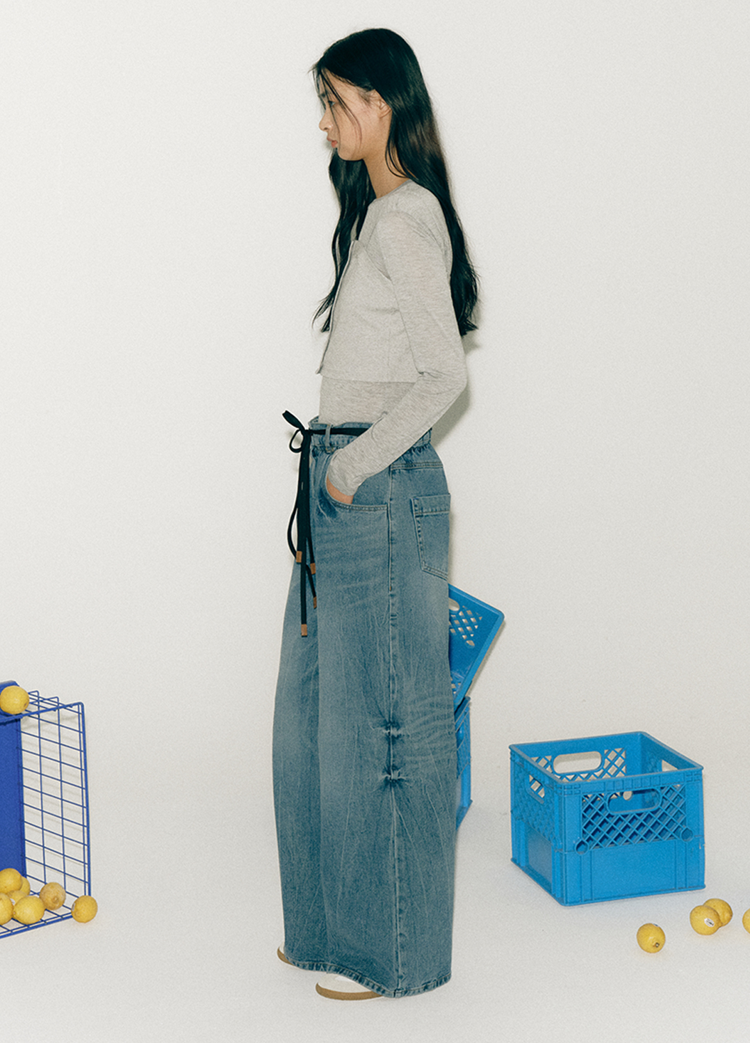 [EXCLUSIVE] 져지 베스트 레이어드 티셔츠_MELANGE_7