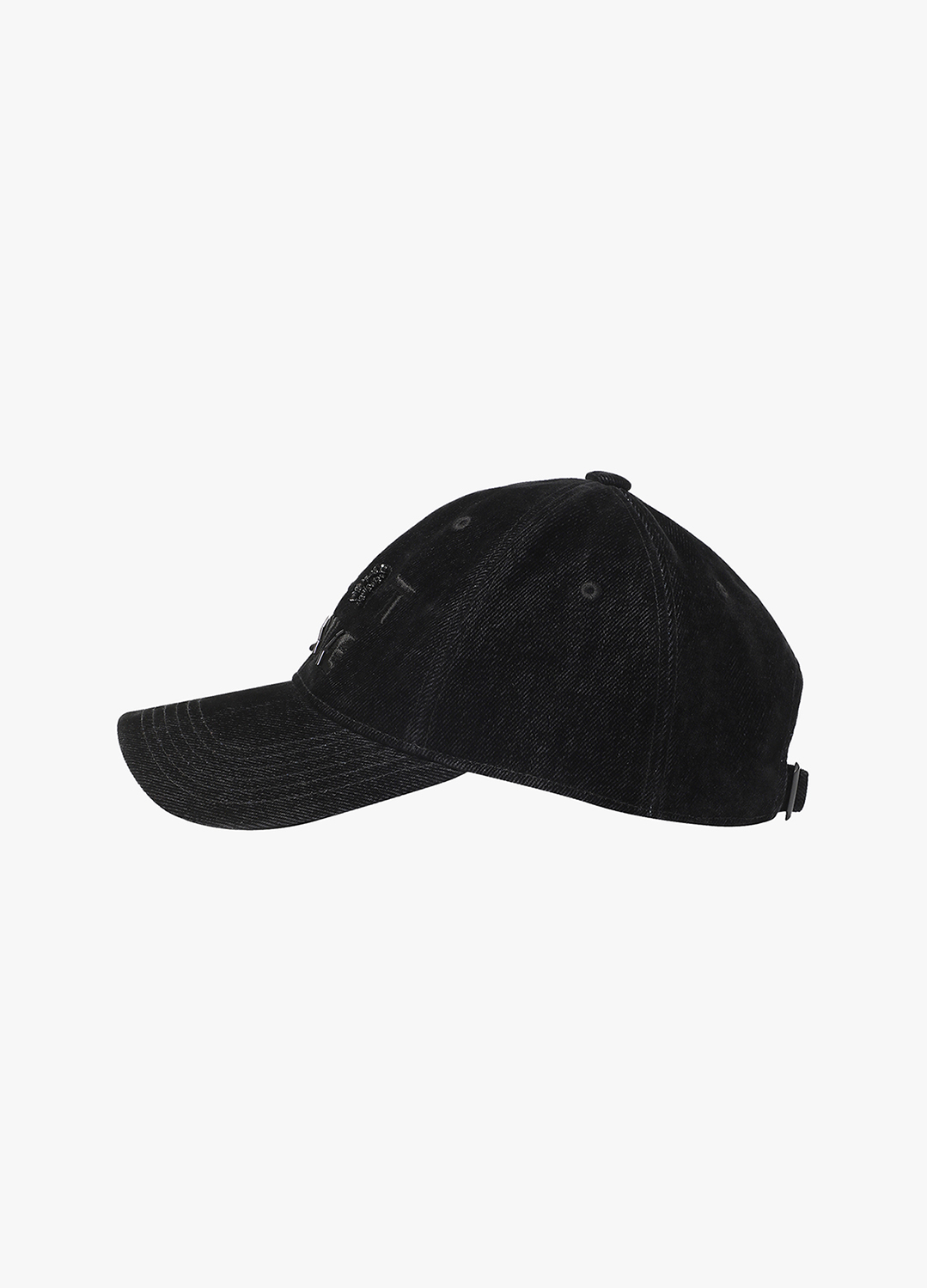 레터링 데님 볼캡_BLACK_9