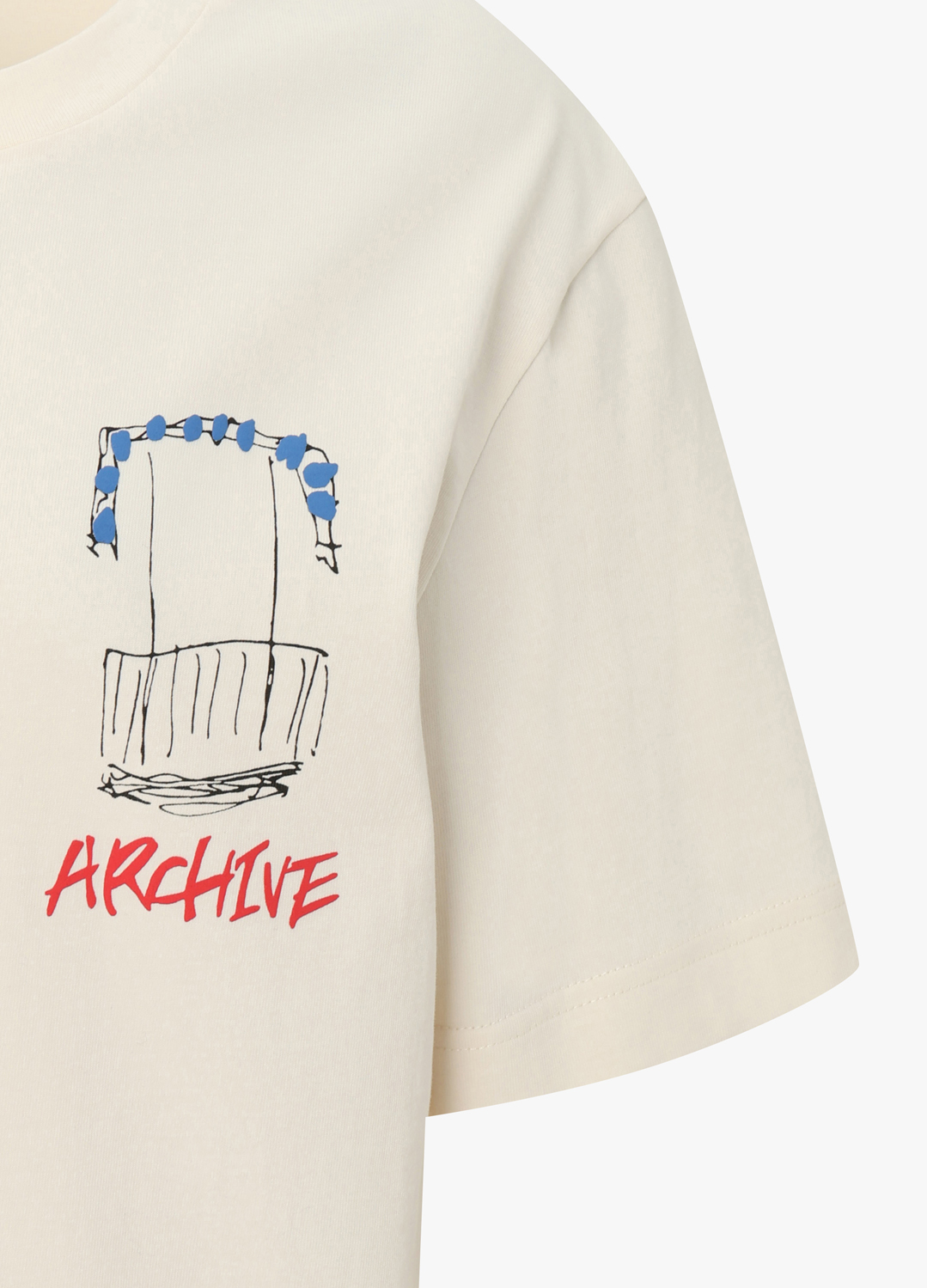 ARCHIVE 프린트 티셔츠_CREAM_13