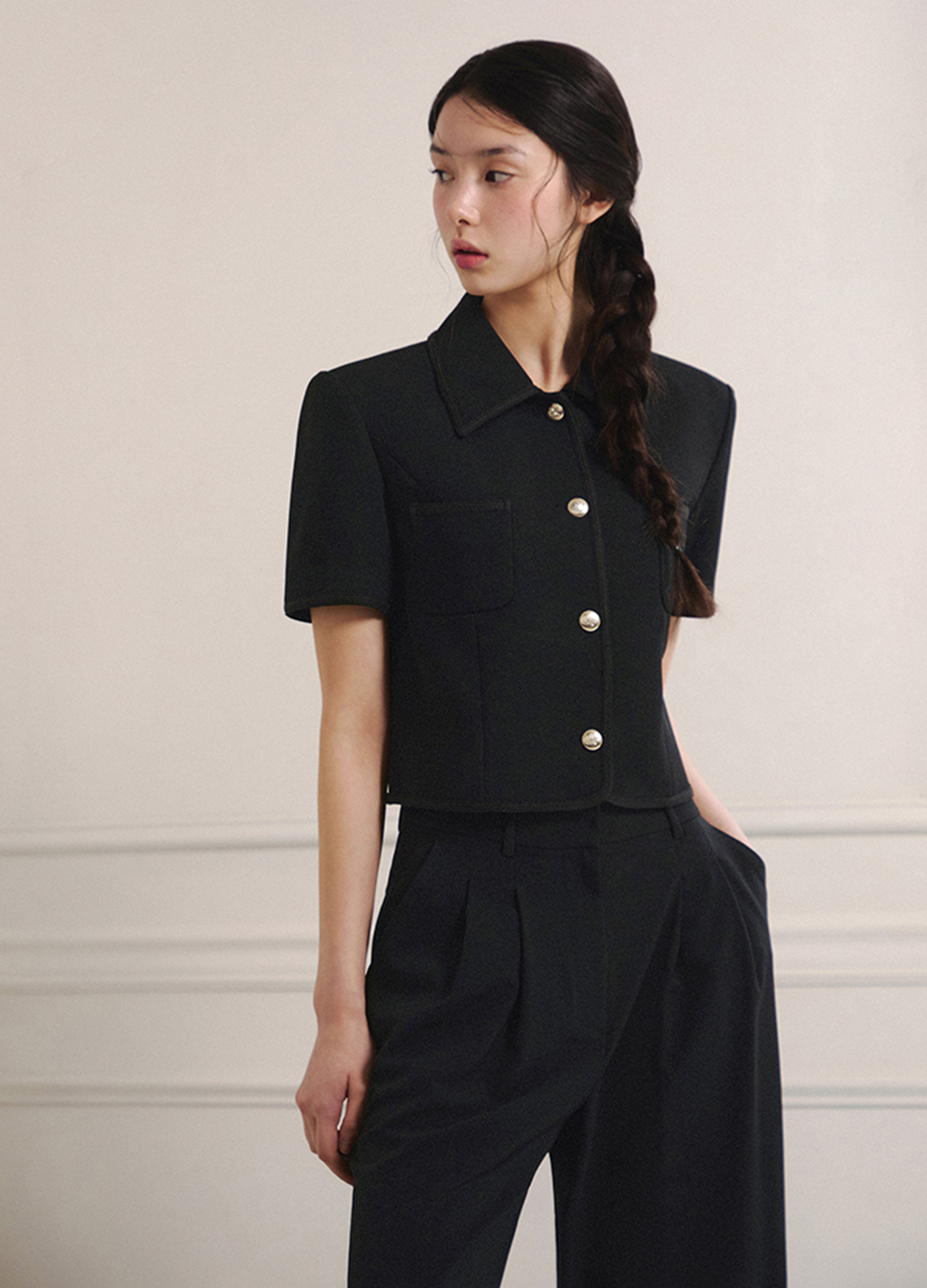 [Exclusive]스탠카라 크롭자켓_BLACK_7