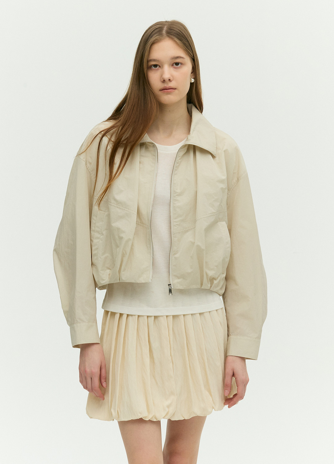 미니 벌룬 스커트_LIGHT BEIGE_4