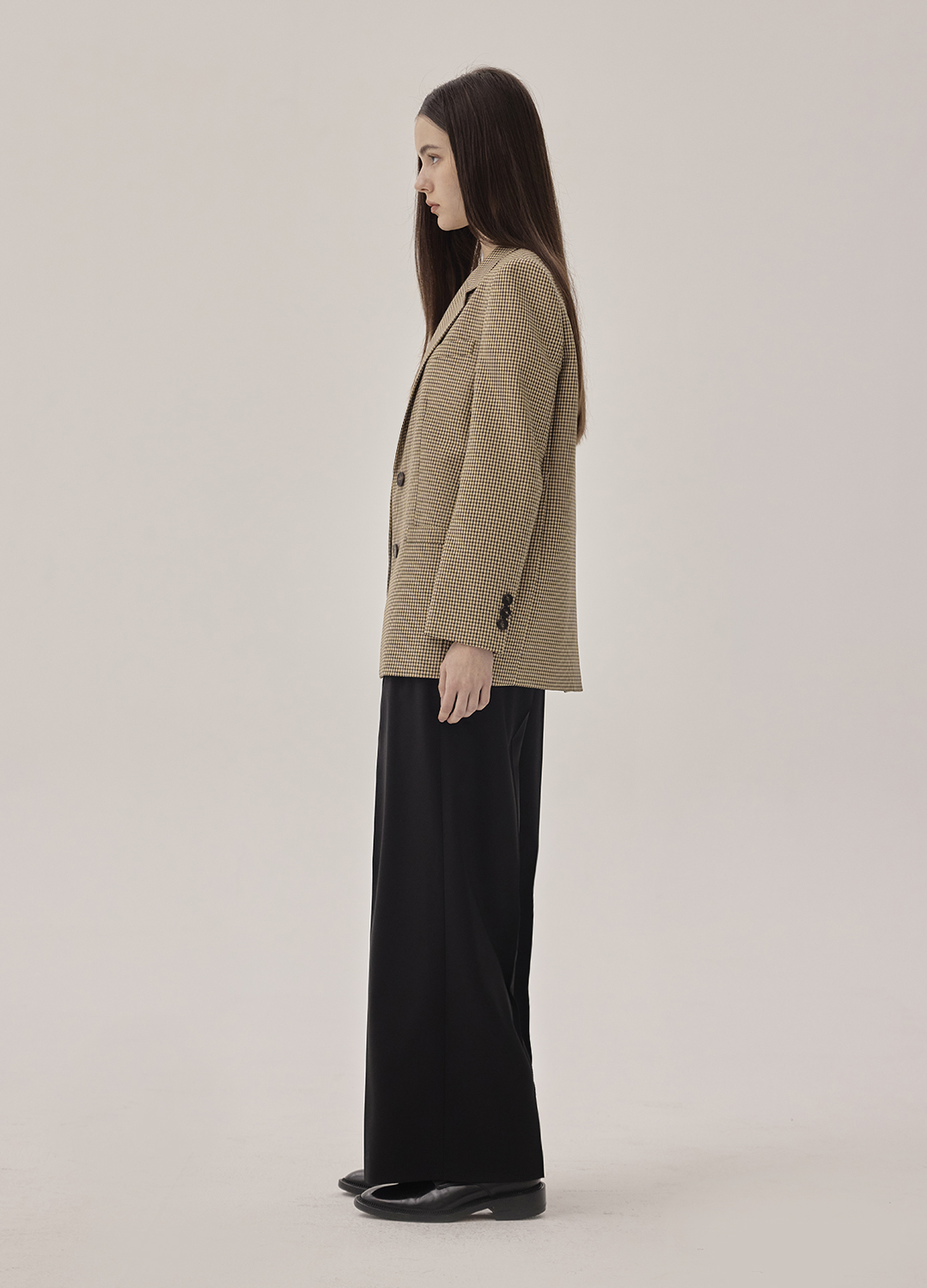 테일러드 카라 싱글 자켓_BEIGE_7
