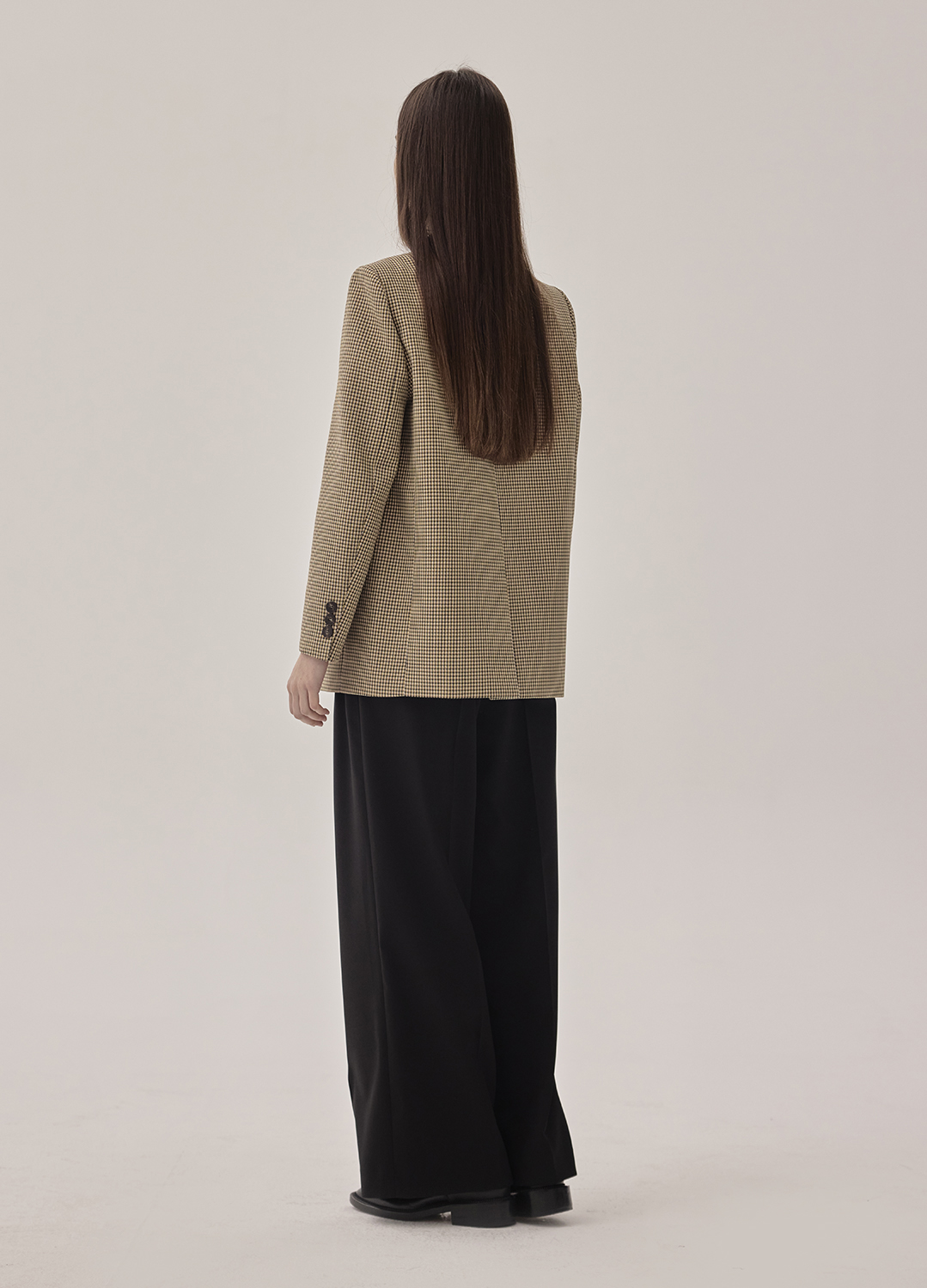 테일러드 카라 싱글 자켓_BEIGE_8