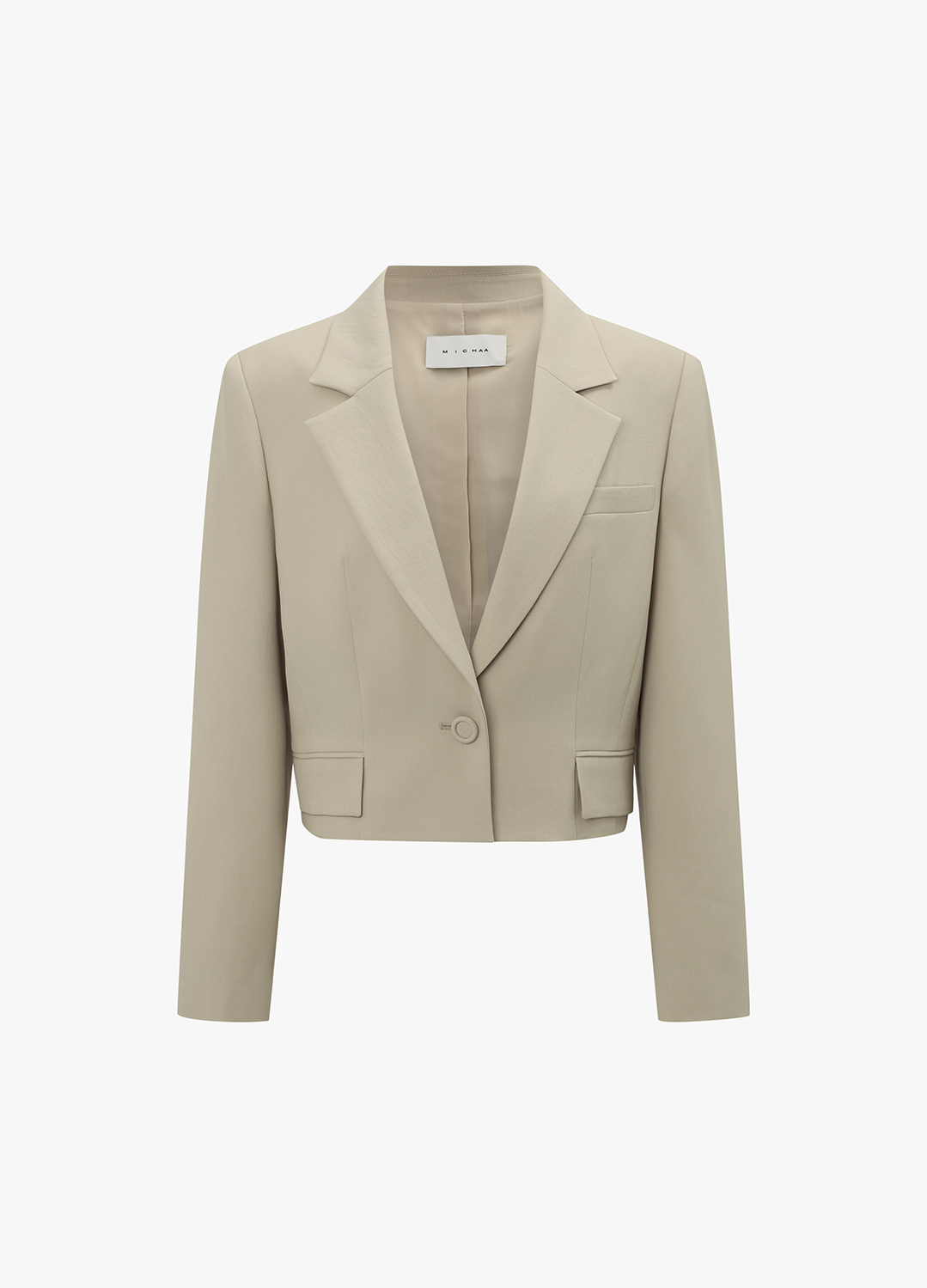플랩 포켓 디테일 테일러드 자켓_KHAKI BEIGE_11