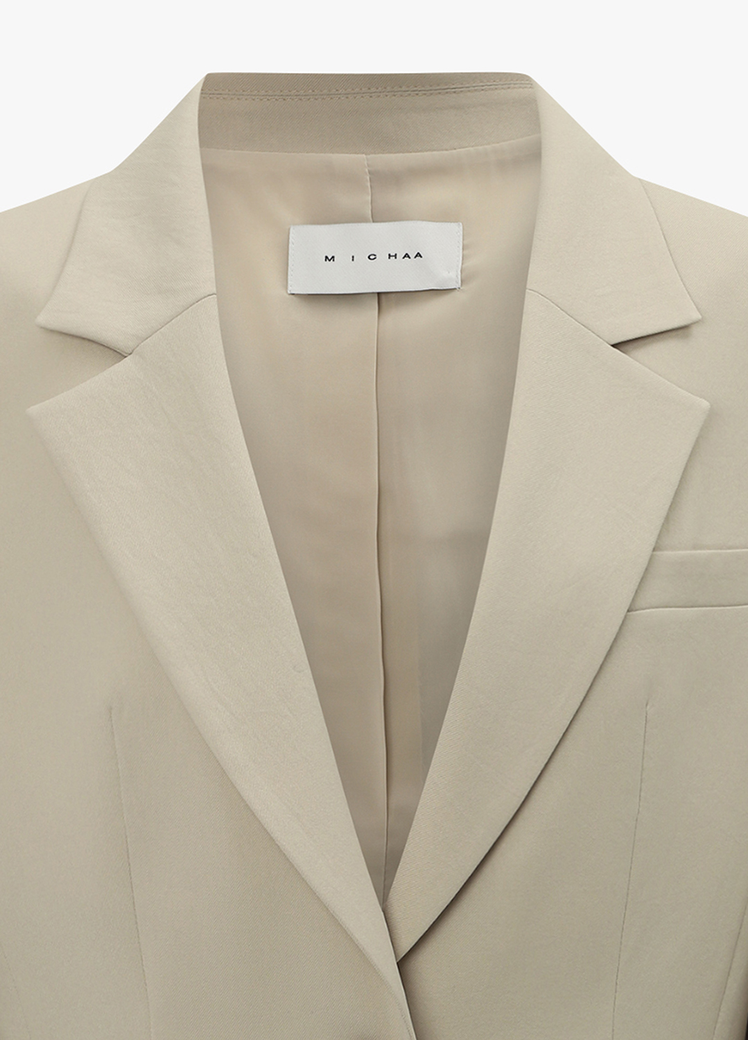 플랩 포켓 디테일 테일러드 자켓_KHAKI BEIGE_13