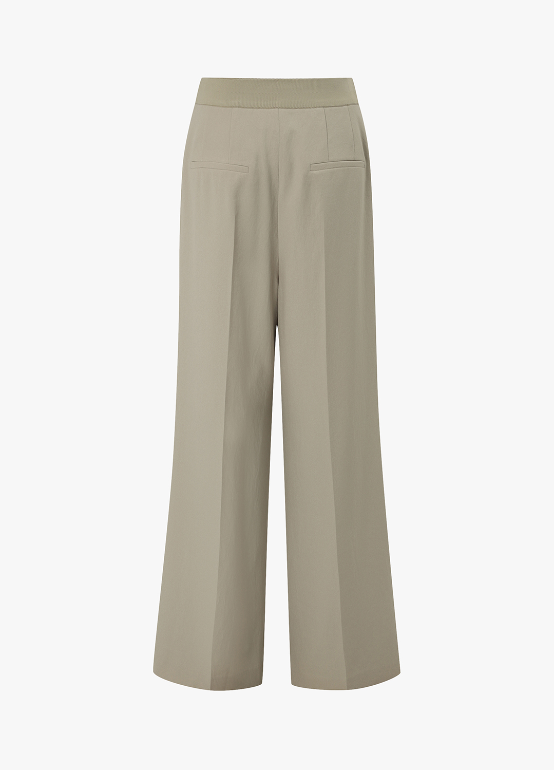 턱 디테일 포멀 팬츠_KHAKI BEIGE_11