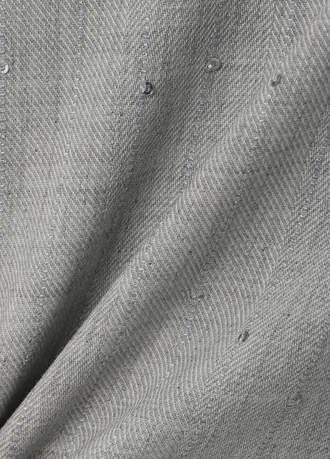 비딩 장식 랩 스커트_LIGHT GREY_9