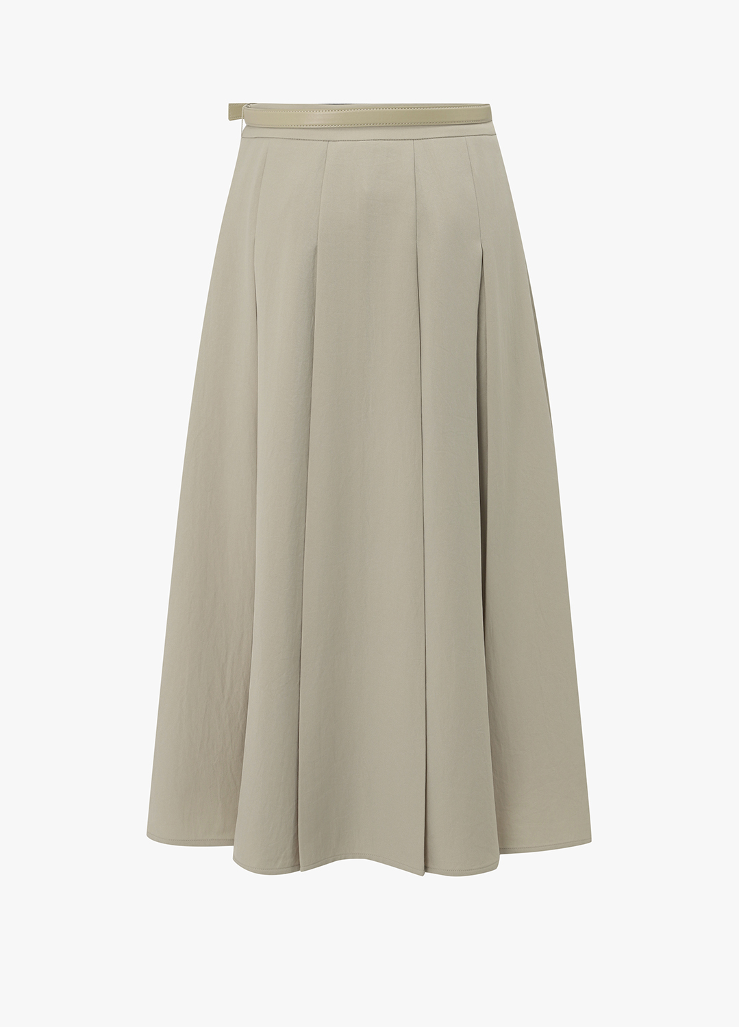 A라인 플레어 스커트_KHAKI BEIGE_10