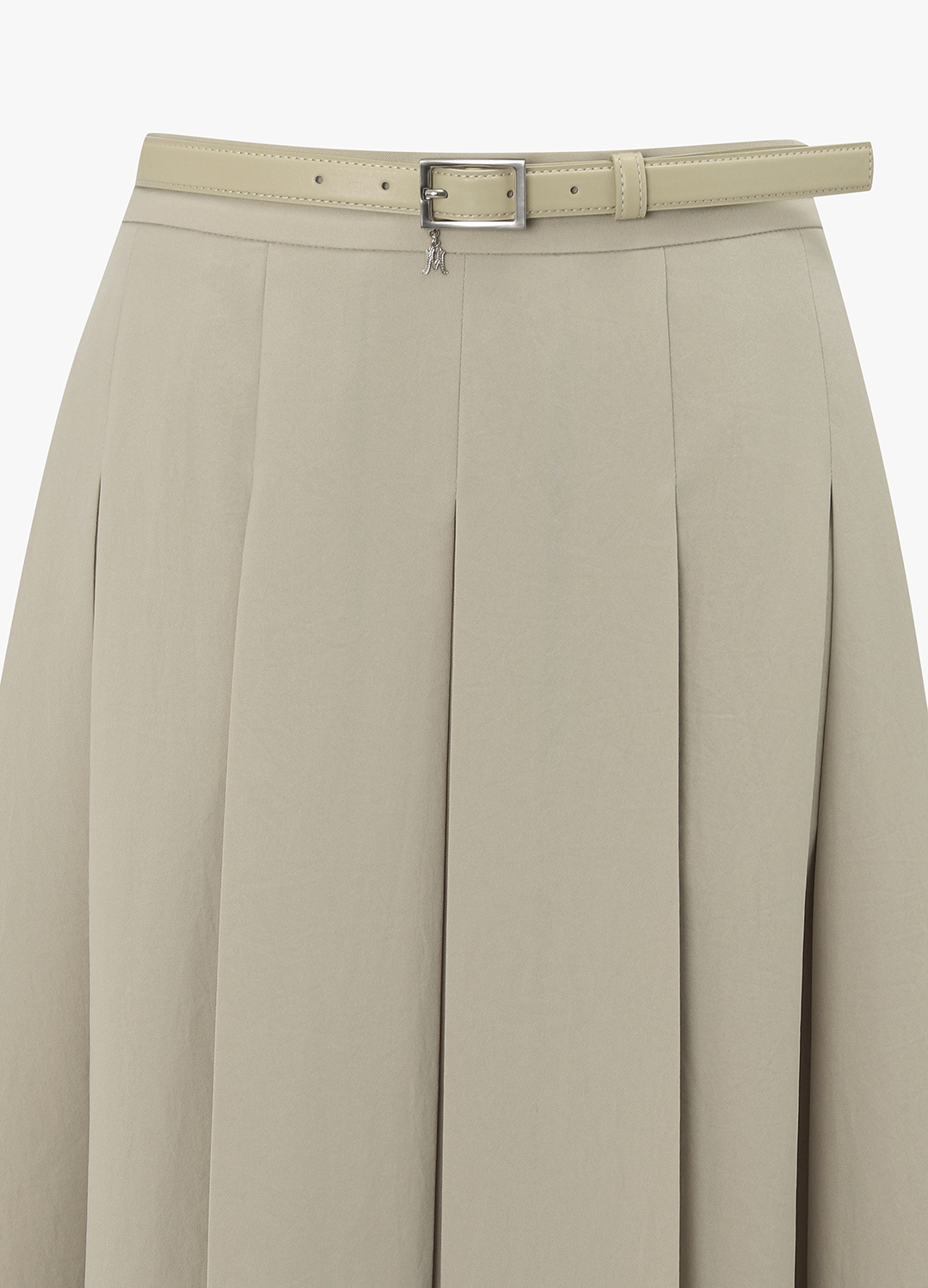 A라인 플레어 스커트_KHAKI BEIGE_11
