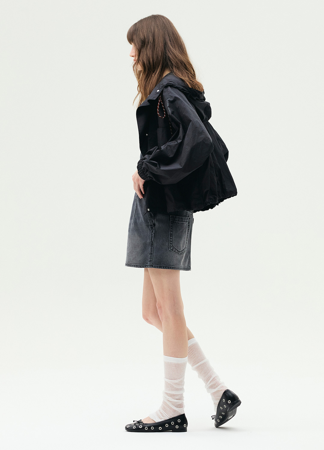포켓 데님 멜빵 원피스_BLACK_7