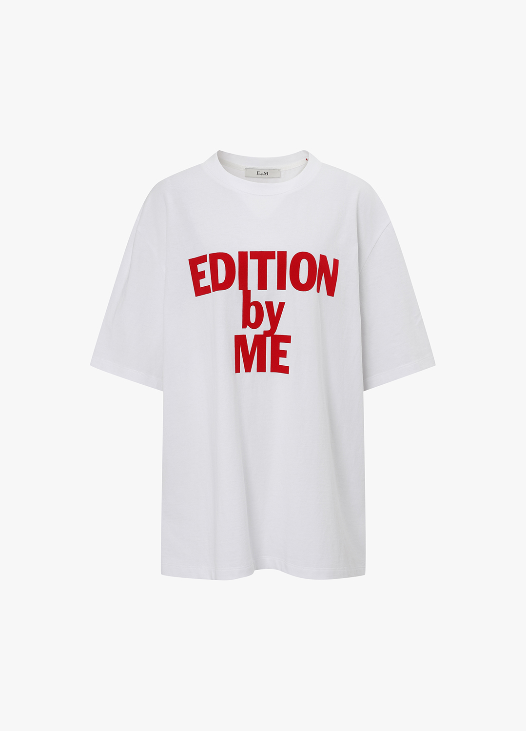 오버핏 레터링 티셔츠_OFF WHITE_7