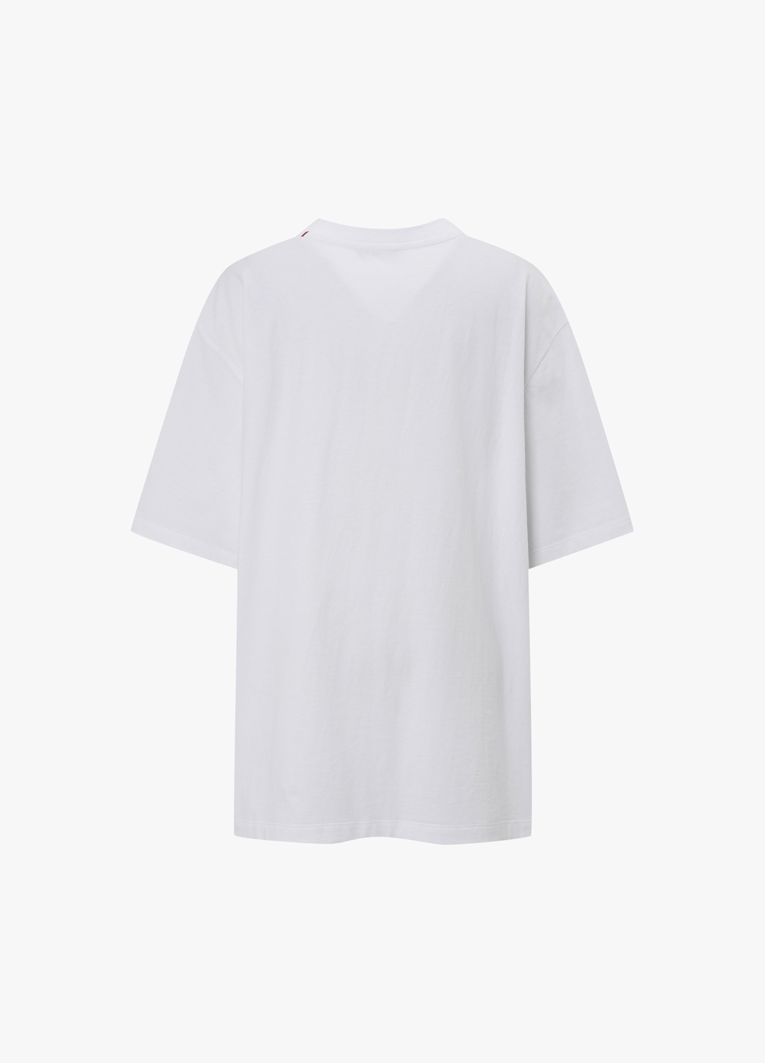 오버핏 레터링 티셔츠_OFF WHITE_8