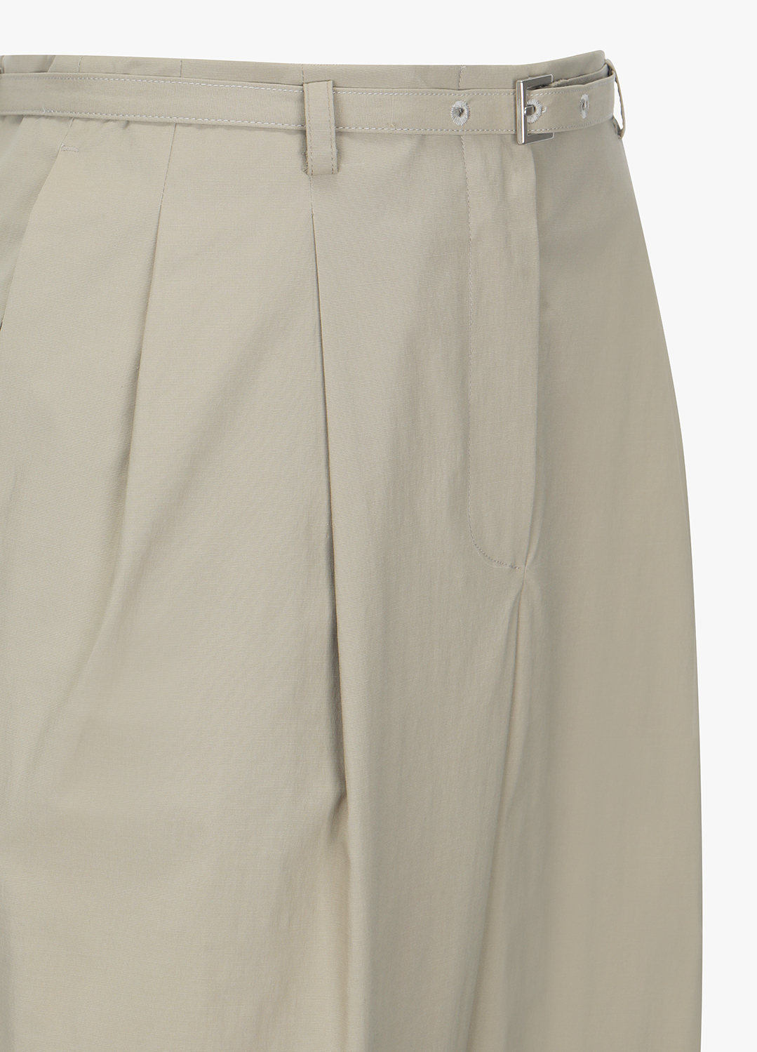 [Exclusive]하이웨이스트 캐주얼 팬츠_LIGHT KHAKI_9