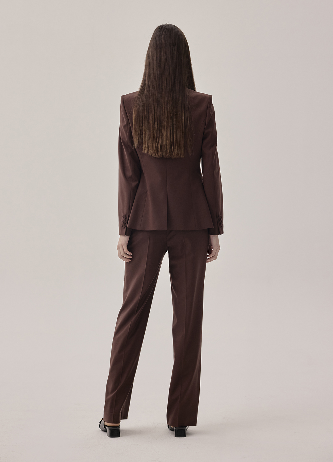 클래식 테일러드 자켓_DARK BROWN_6