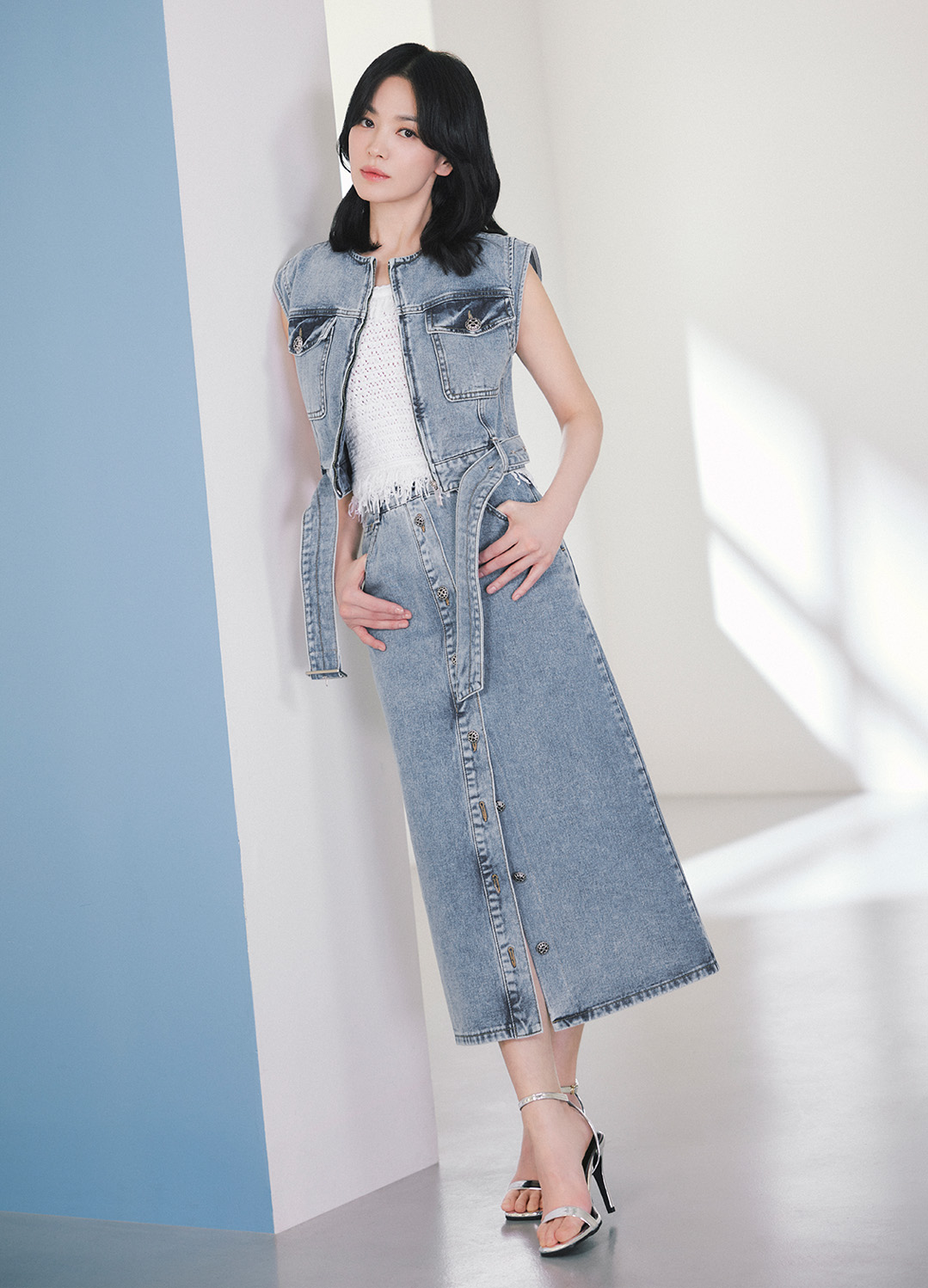 칼라리스 크롭 데님 베스트_BLUE_3