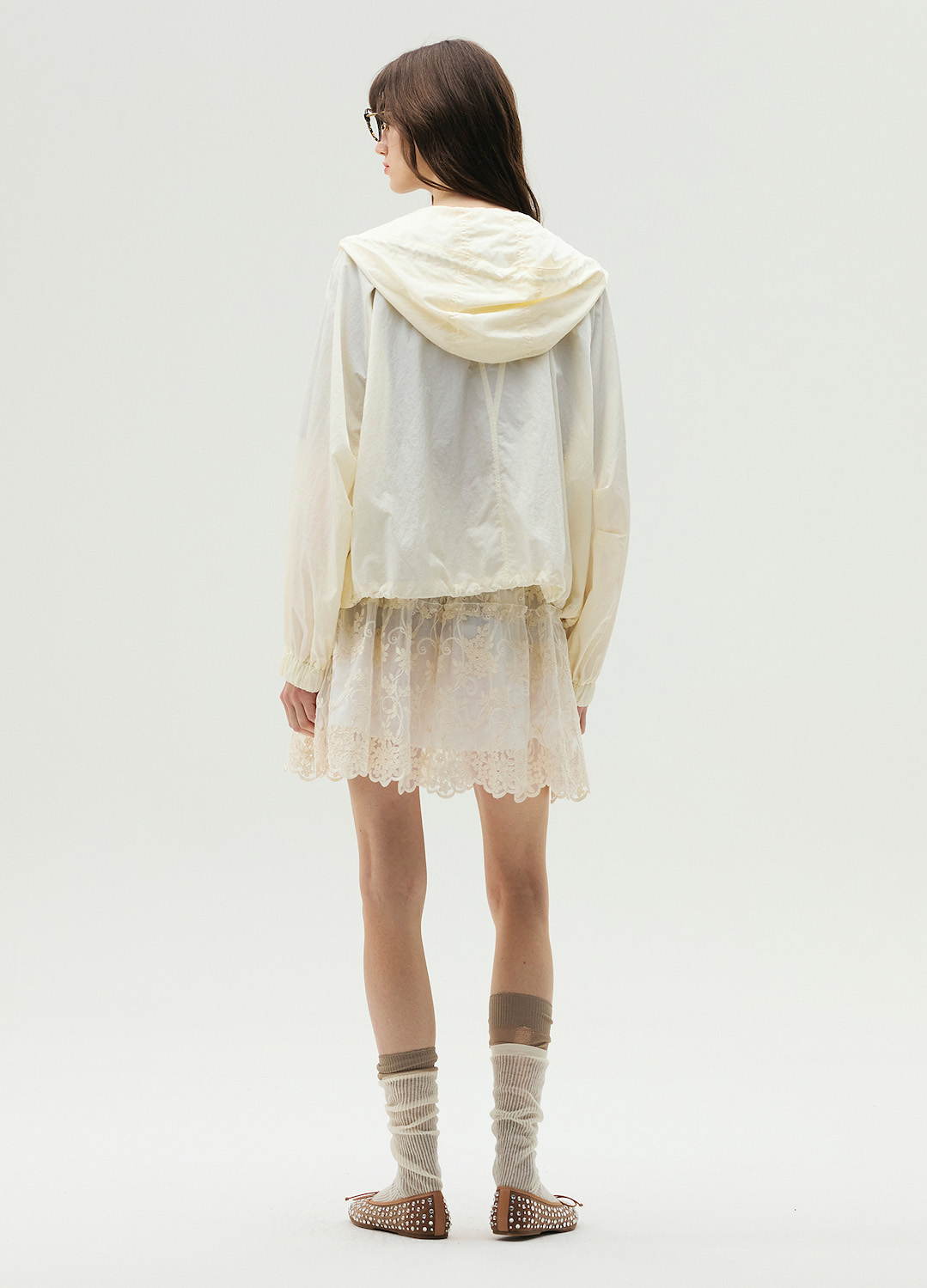 아일렛자수 미니 스커트_LIGHT BEIGE_8