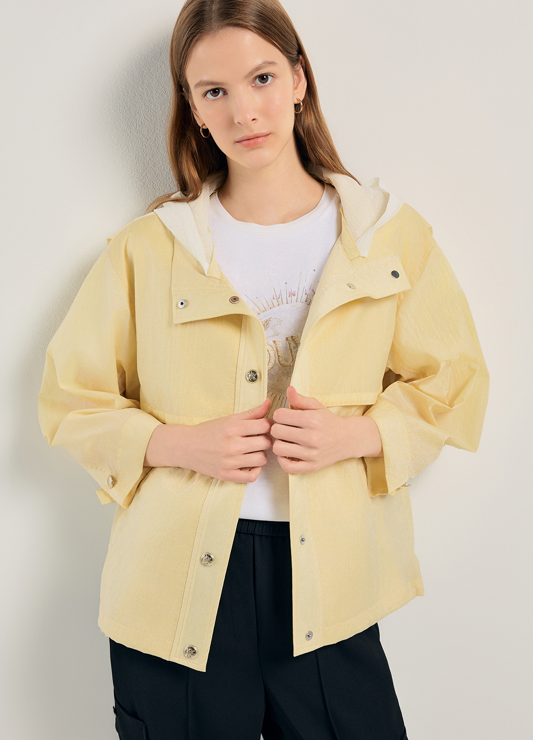 후드 디테일 점퍼_LIGHT YELLOW_1
