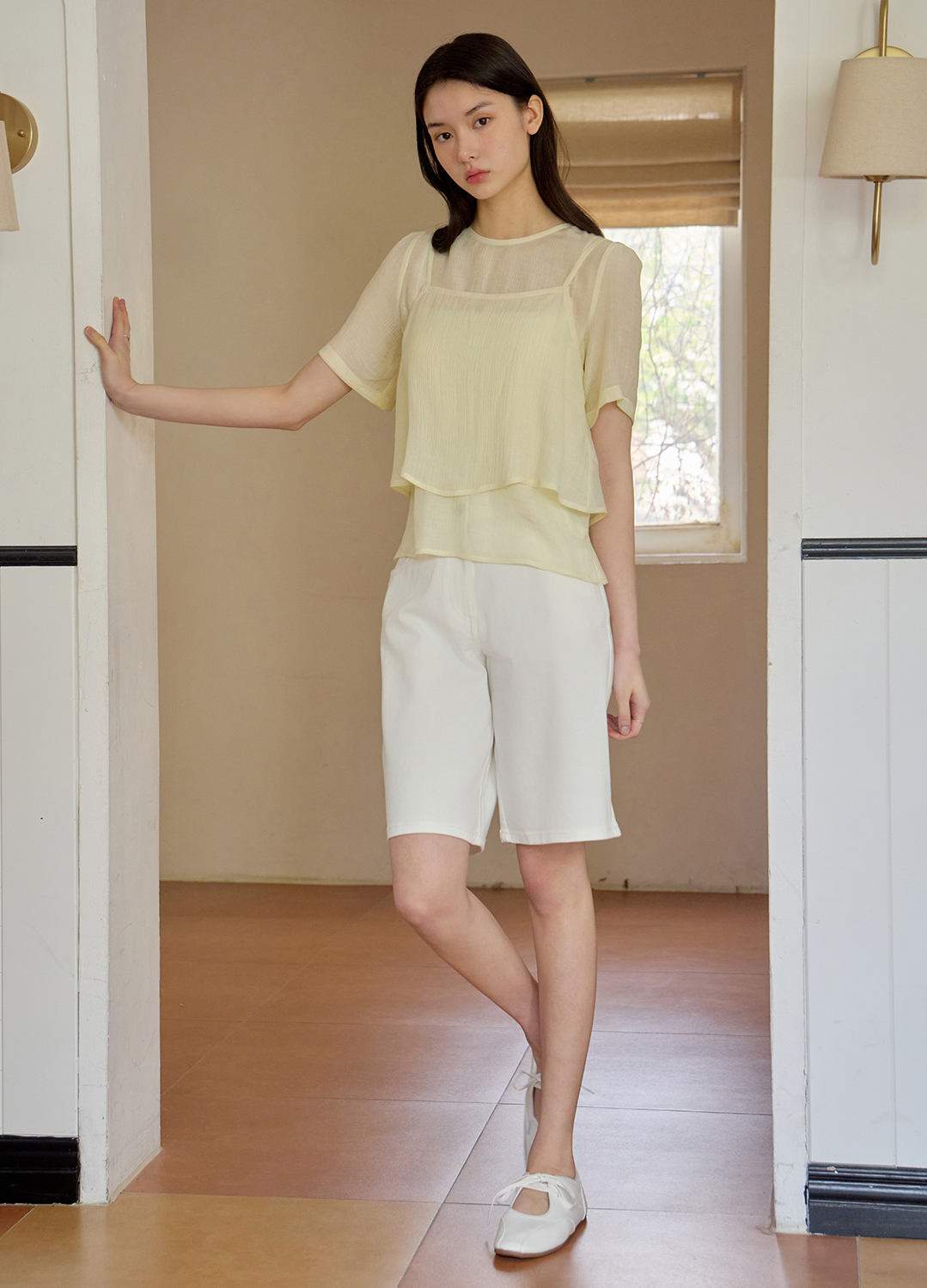뷔스티에 블라우스_LIGHT YELLOW_4