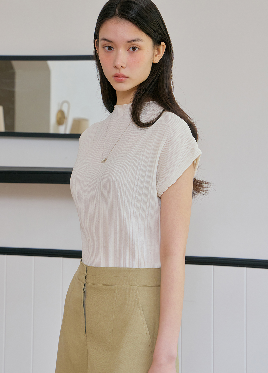 [시즌오프]다트라인 버뮤다 팬츠_OLIVE_6