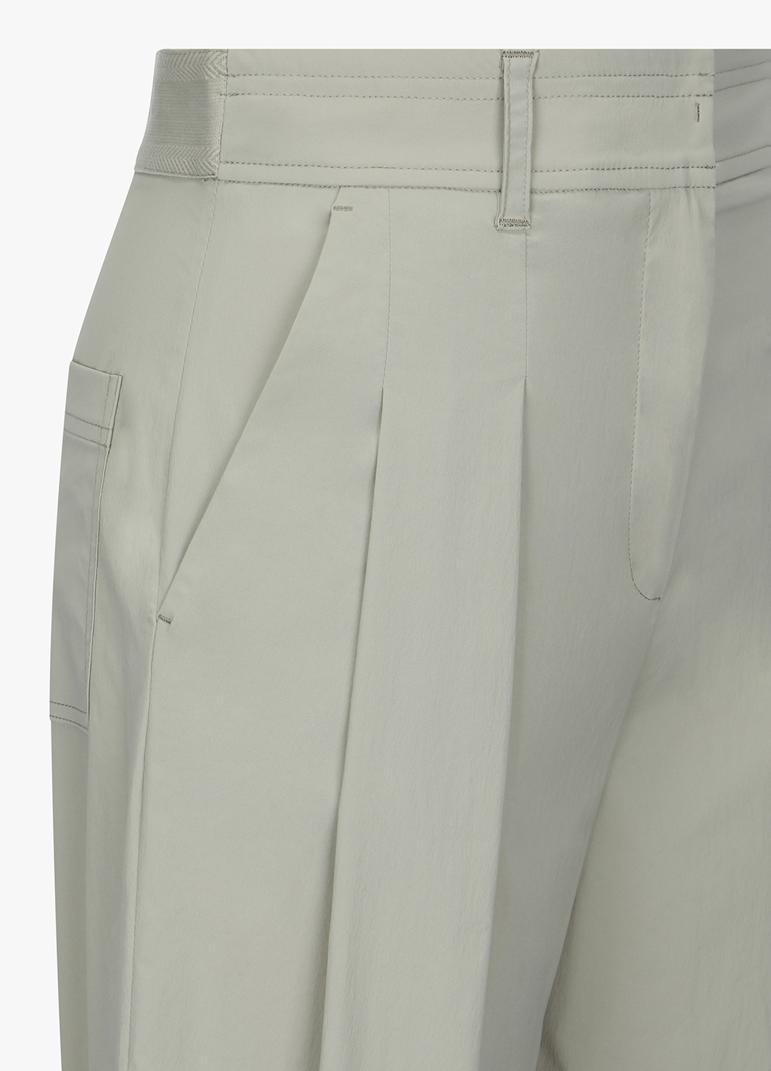 [SALE]백밴딩 배기 팬츠_KHAKI_8