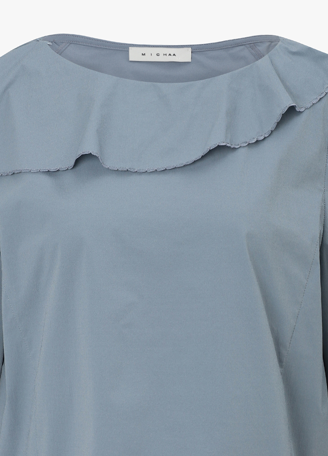 [시즌오프]드레이프 블라우스_BLUE GREY_14