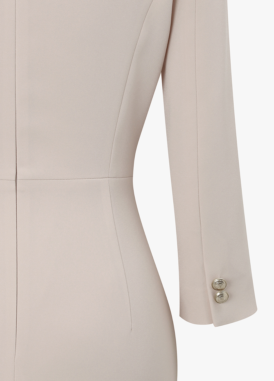 테일러드카라 H라인 원피스_SKIN BEIGE_10