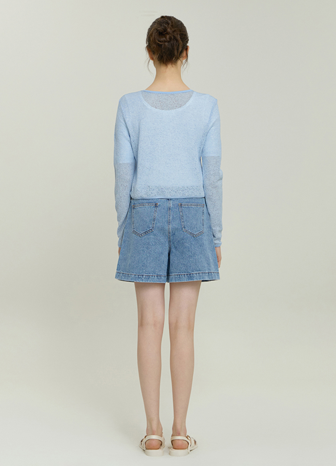 텍스처 블록 라운드 탑_SKY BLUE_4