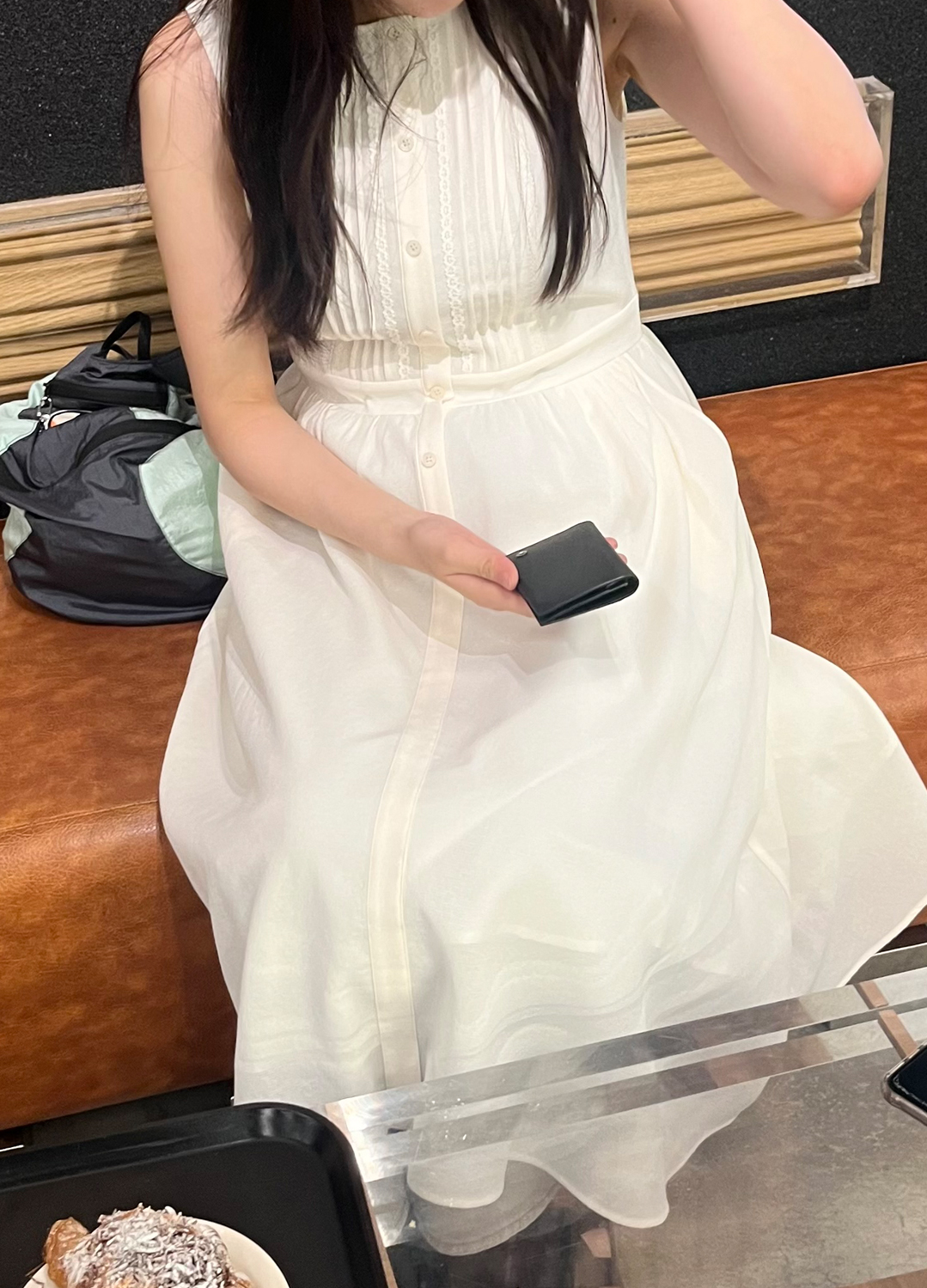 [시즌오프][잇미샤몰단독]핀턱 포인트 슬리브리스 원피스_CREAM_7