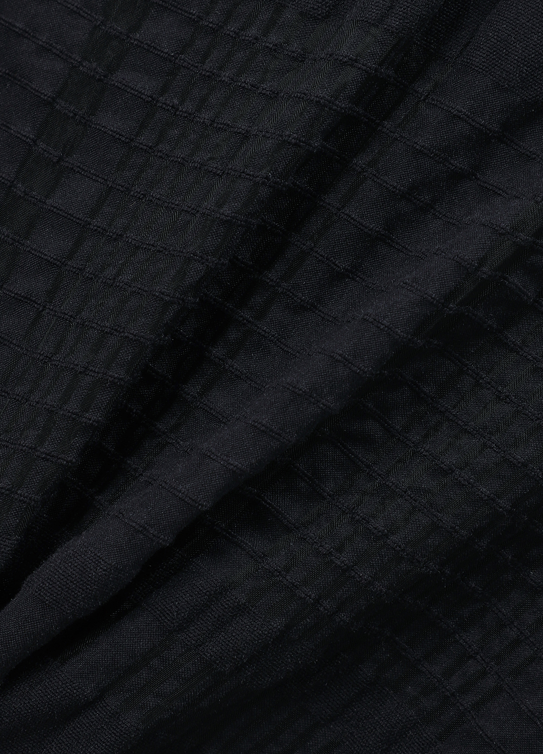 롤업 슬리브 오픈 카라 롱 원피스_DARK NAVY_10