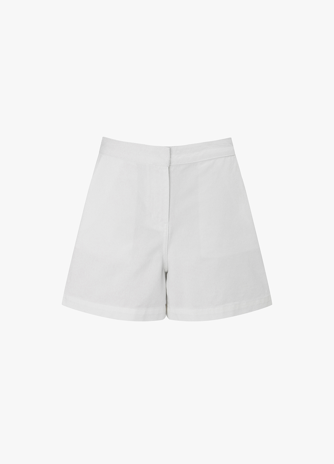 버튼 포인트 데님 숏팬츠_WHITE_5