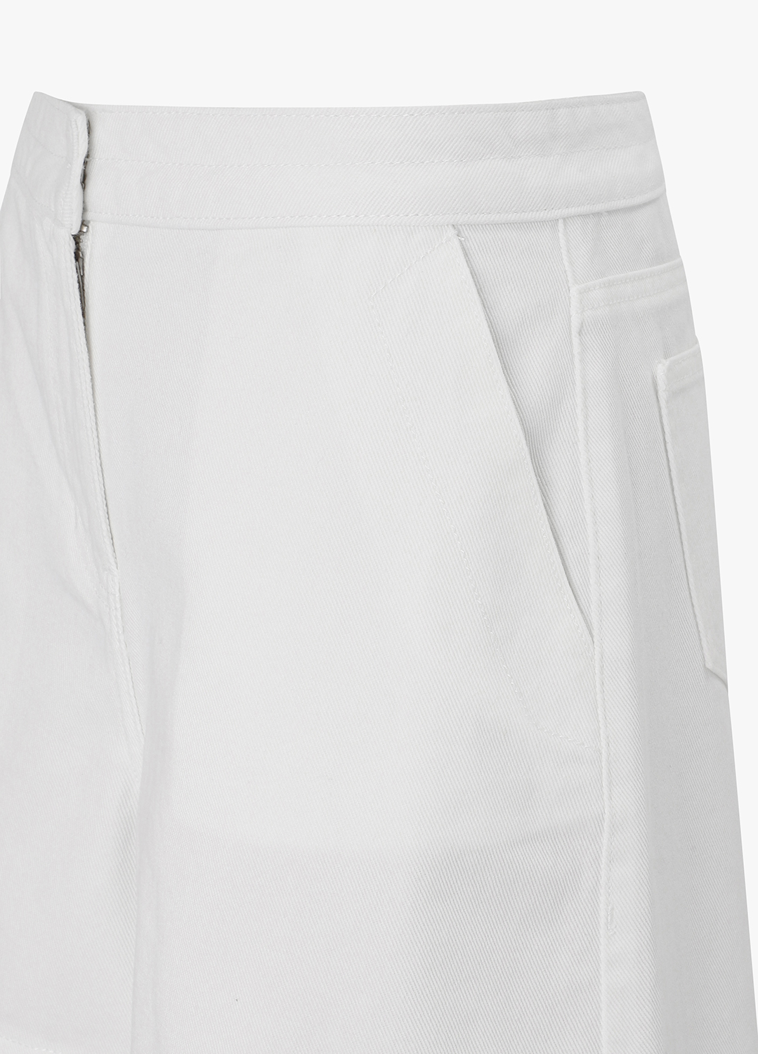 버튼 포인트 데님 숏팬츠_WHITE_8